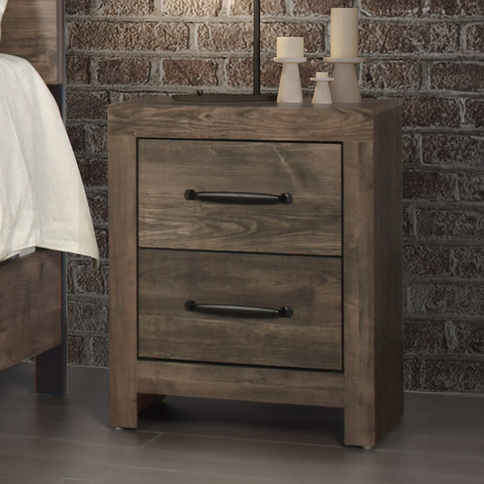 Misty Lodge Nightstand- Greige