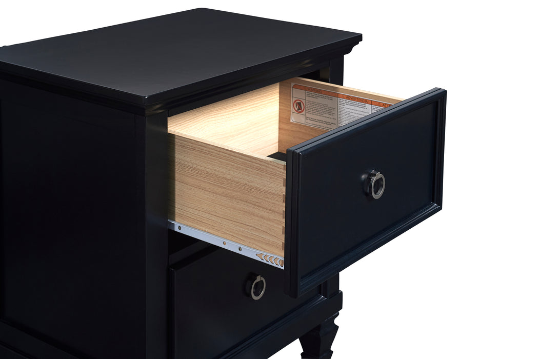TAMARACK NIGHTSTAND- BLACK - Sweet Furniture (Columbus, Ohio)