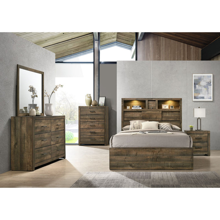 Bailey Drift Dresser & Mirror Set - Sweet Furniture (Columbus, Ohio)