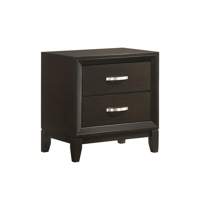 Beaumont 2-Drawer Nightstand in Merlot - Sweet Furniture (Columbus, Ohio)