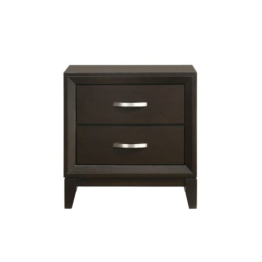 Beaumont 2-Drawer Nightstand in Merlot - Sweet Furniture (Columbus, Ohio)