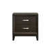 Beaumont 2-Drawer Nightstand in Merlot - Sweet Furniture (Columbus, Ohio)