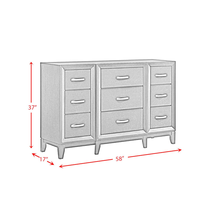 Beaumont 9-Drawer Dresser in Merlot - Sweet Furniture (Columbus, Ohio)