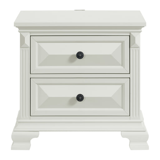 Bridgestone 2-Drawer Nightstand with USB - Sweet Furniture (Columbus, Ohio)