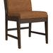 Brisbane Dining Side Chair with Bozeman Brown PU in Brown (2 Per Carton) - Sweet Furniture (Columbus, Ohio)