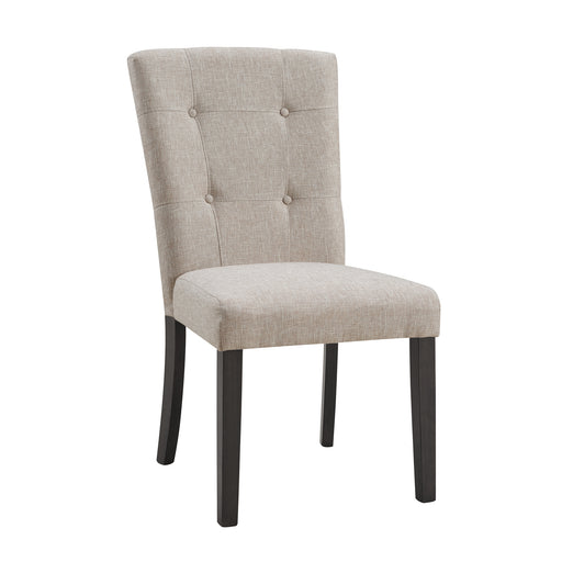 Lexi Tufted Fabric Side Chair in Beige (2 Per Pack) - Sweet Furniture (Columbus, Ohio)