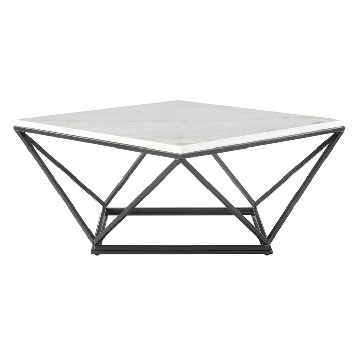 Riko Coffee Table W/ Metal Leg - Sweet Furniture (Columbus, Ohio)