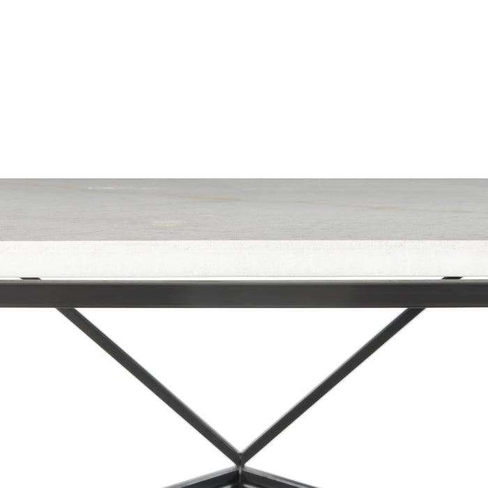 Riko Coffee Table W/ Metal Leg - Sweet Furniture (Columbus, Ohio)