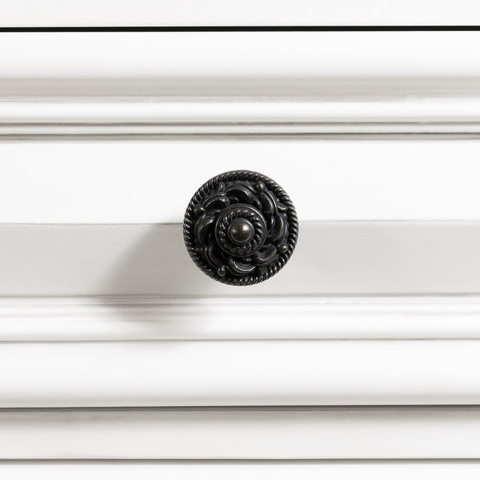 Calloway 7-Drawer Dresser w/ Mirror Set in Antique White