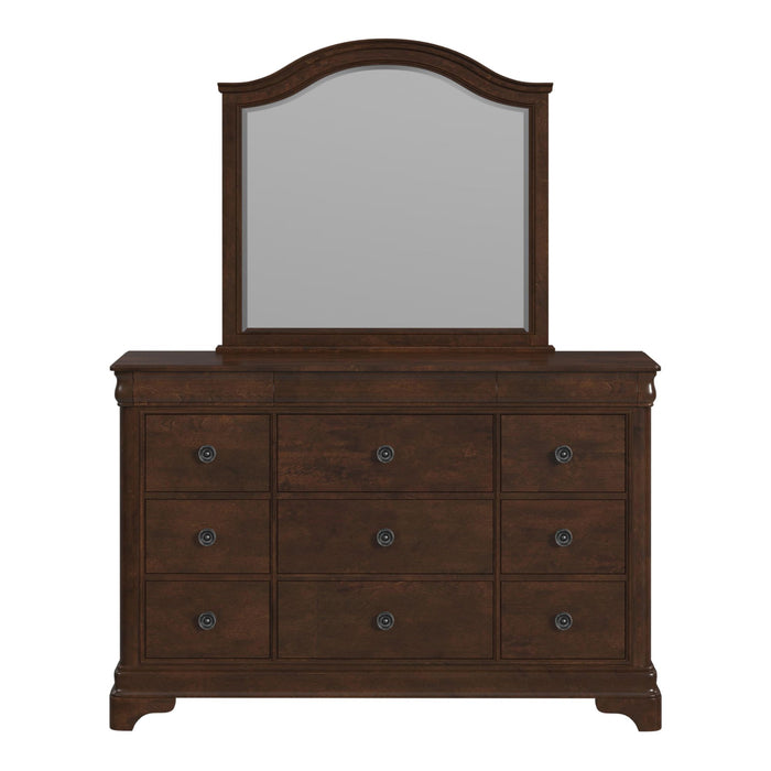 Cameron Cherry Dresser & Mirror Set