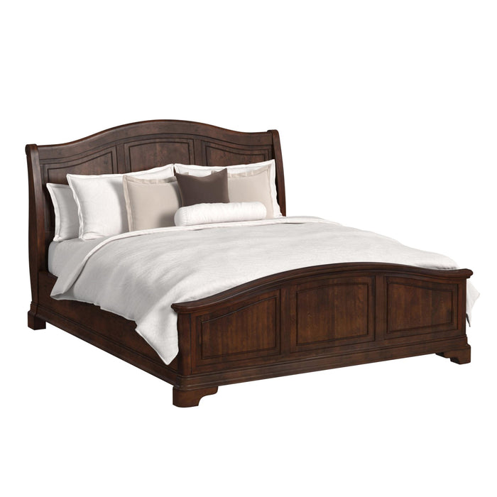 Cameron Cherry Panel Bed