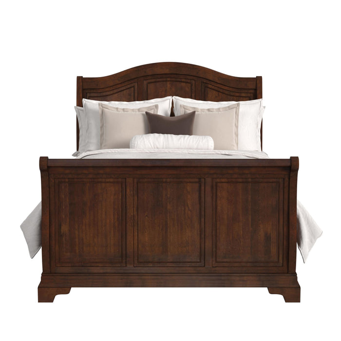 Cameron Cherry Sleigh Bed - Sweet Furniture (Columbus, Ohio)