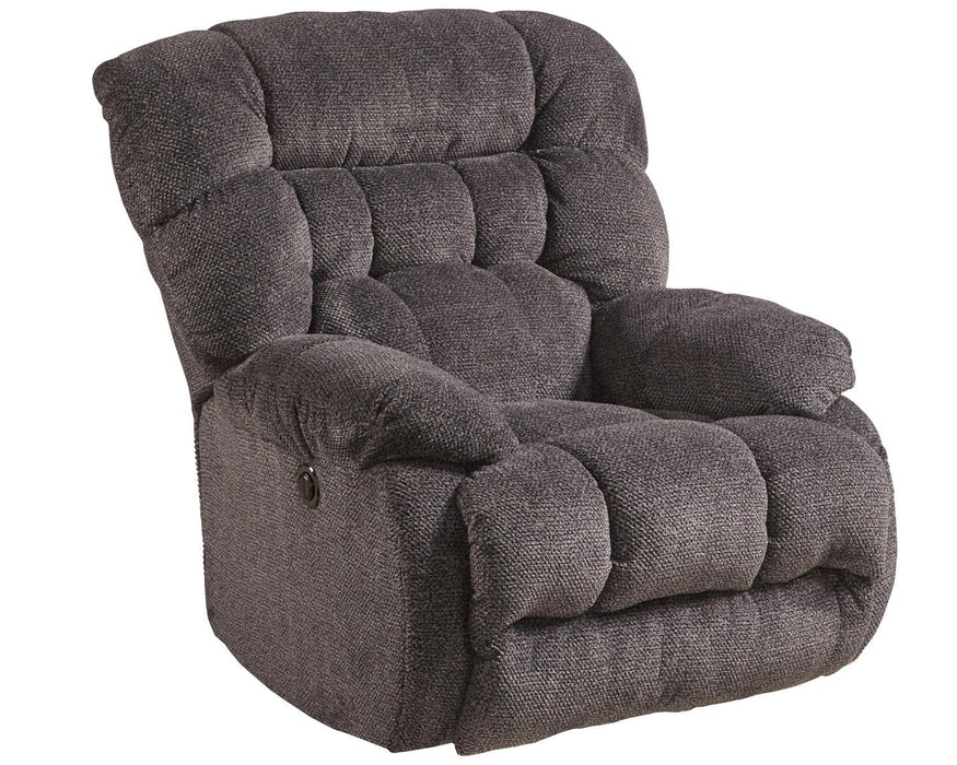Catnapper Daly Chaise Swivel Glider Recliner in Cobblestone