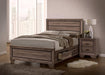 Kauffman California King, E.king, & Queen Panel Bed Washed Taupe - Sweet Furniture (Columbus, Ohio)