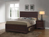 Kauffman California King, Eastren King, & Queen Panel Bed Dark Cocoa - Sweet Furniture (Columbus, Ohio)