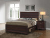 Kauffman California King, Eastren King, & Queen Panel Bed Dark Cocoa - Sweet Furniture (Columbus, Ohio)