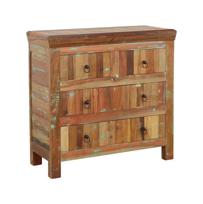 Harper 4-drawer Accent Cabinet Reclaimed Wood - Sweet Furniture (Columbus, Ohio)