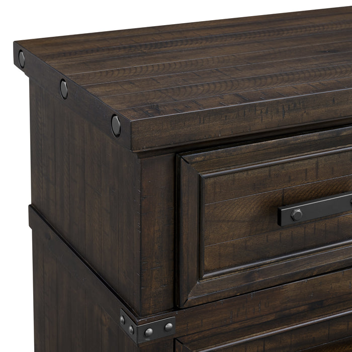 Colorado City 9-Drawer Dresser in Charcoal