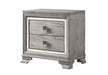 Crown Mark Vail Nightstand in Grey B7200-2 image