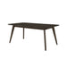 Rex 72" Fixed Top Rectangle Dining Table-Walnut