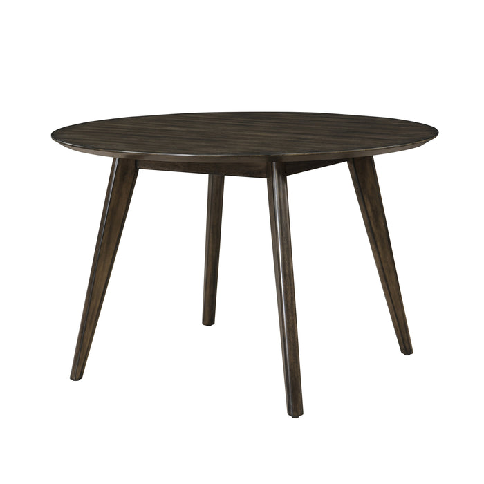 Rex 48" Round Dining Table-Walnut