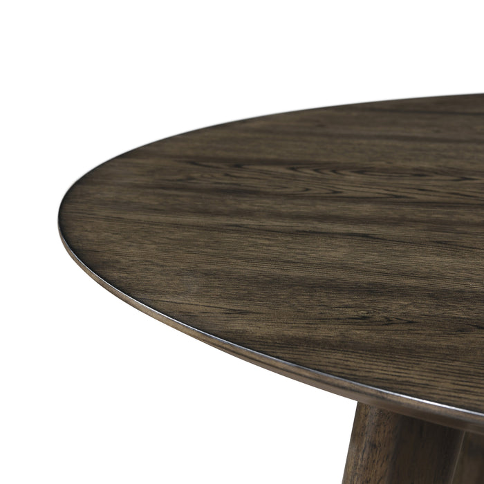 Rex 48" Round Dining Table-Walnut