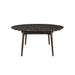 Rex 65" Round Table With Self Storing Leaves-Walnut