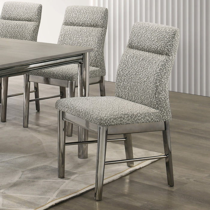 Lennox Upholstered Side Chair (2 Per Carton)-Gray