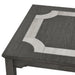 Lisbon Rectangle Dining Table-Gray