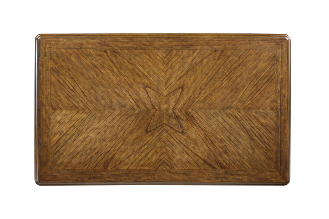 Gia 5 Pc 60" Dining Table & 4 Chairs-Brown