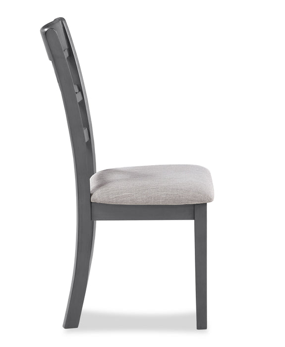 Cori Round Dining 5 Pc Set-Gray