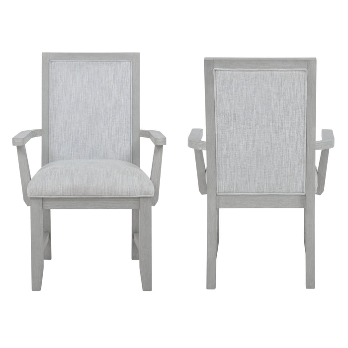Fiona Dining Arm Chair (2 Per Carton)-Mist Gray