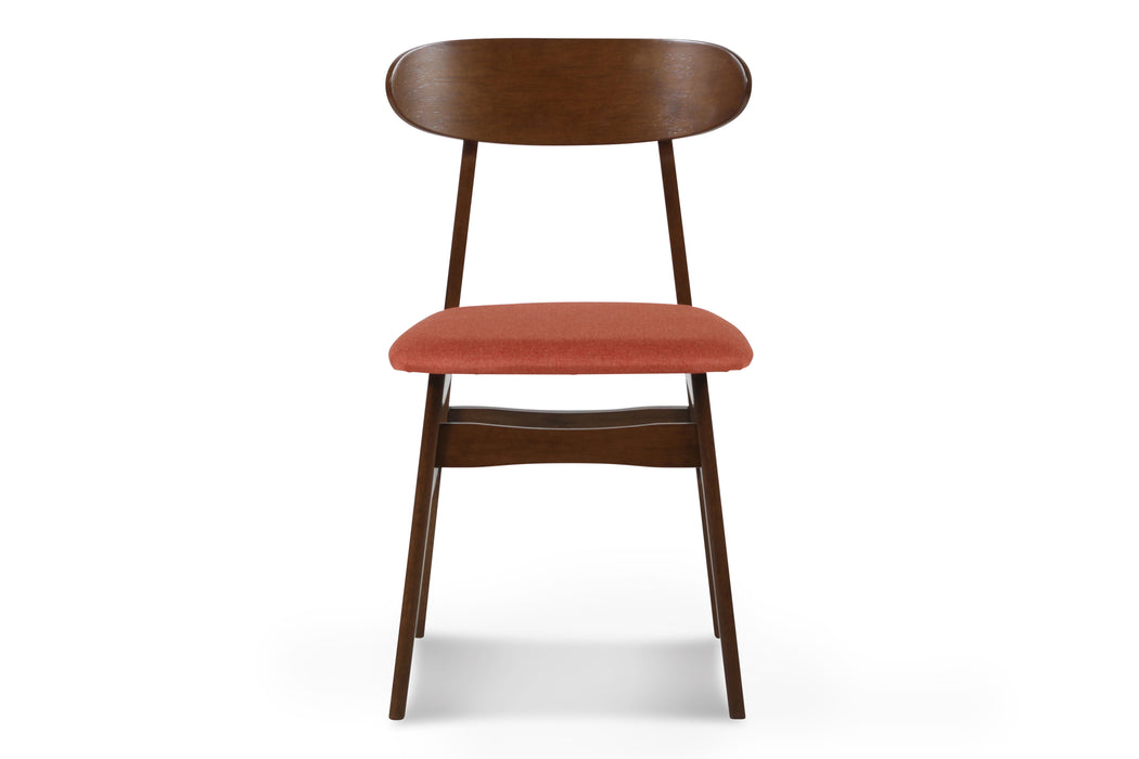 Morocco Dining Chair W/Orange Seat Cushion (2 Per Carton)