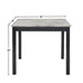 Celeste 5Pc 42" Marble Finish Counter Table & 4 Chairs-Black