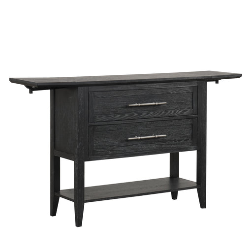 Sable Crest Drop Leaf Server-Black