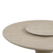 Gwendolyn Round Dining Table Base-Cerused Taupe