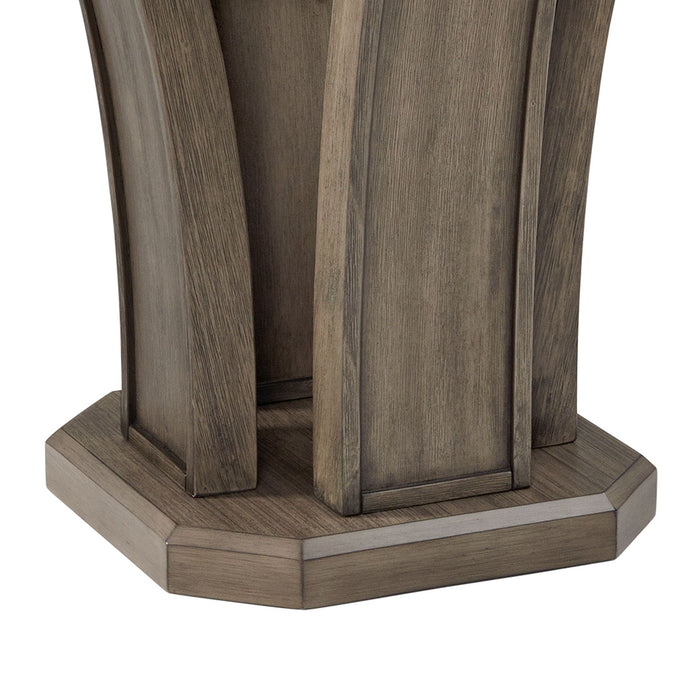 Dapper Square End Table Grey