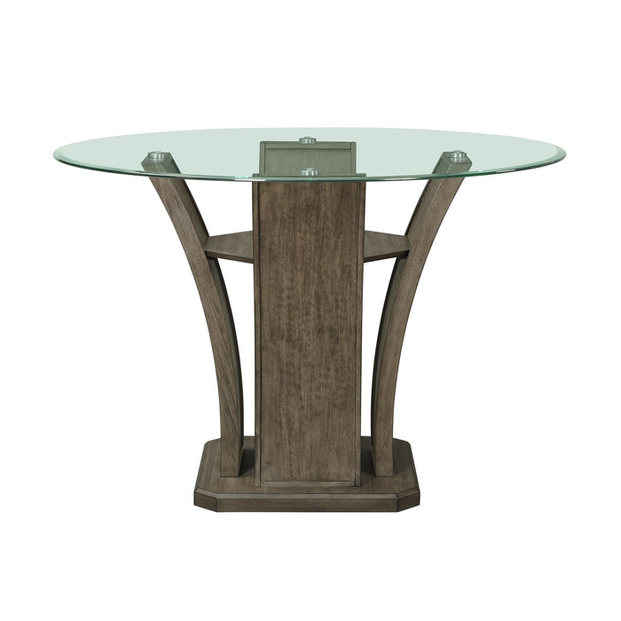 Dapper Grey Round Counter Table