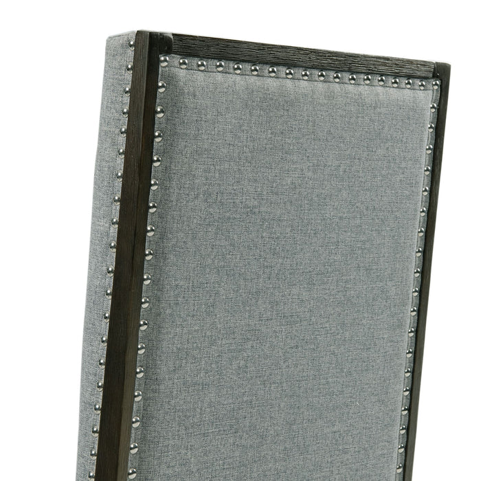 Donovan Upholstery Arm Chair Dark (2 Per Pack) - Sweet Furniture (Columbus, Ohio)