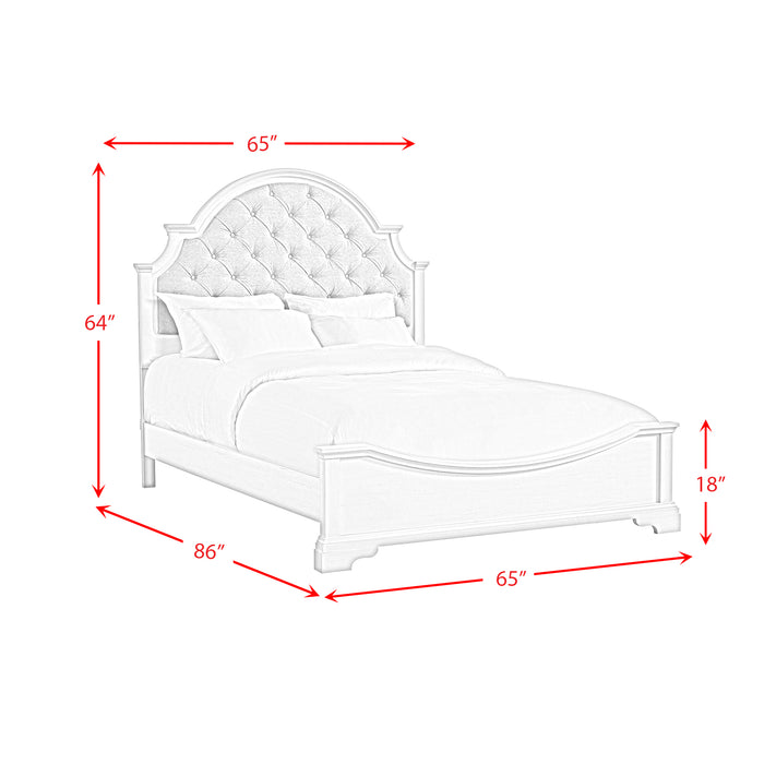 Eastwood Youth UPH Bedroom Set in Off-White