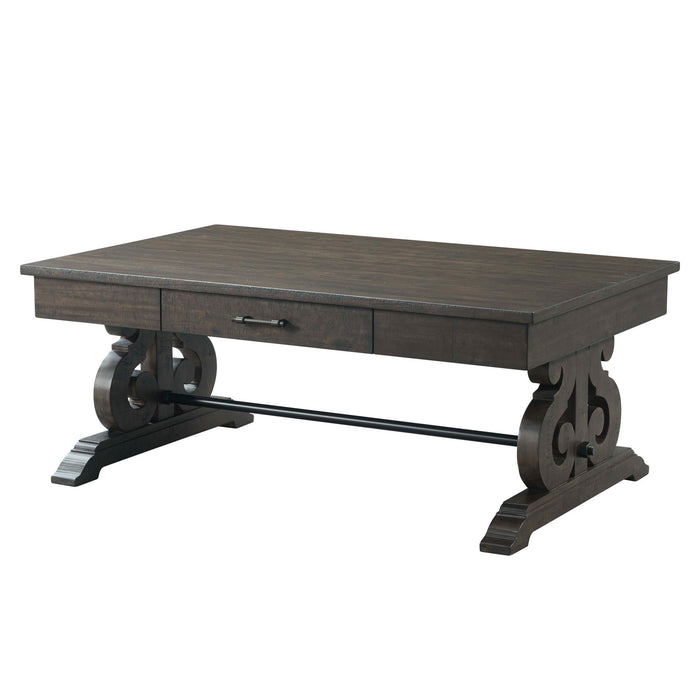 Stone Coffee Table w/ PU Base