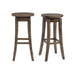 Finn 30" Swivel Backless Bar Stool of 2 image