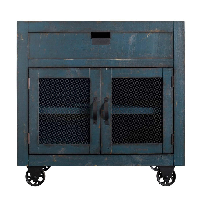 Industrial 2-Door Accent Chest