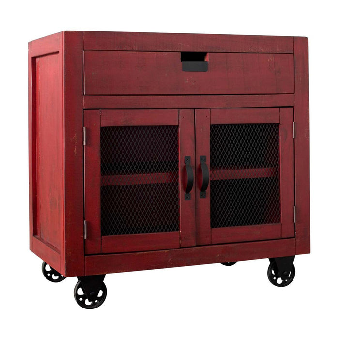 Industrial 2-Door Accent Chest