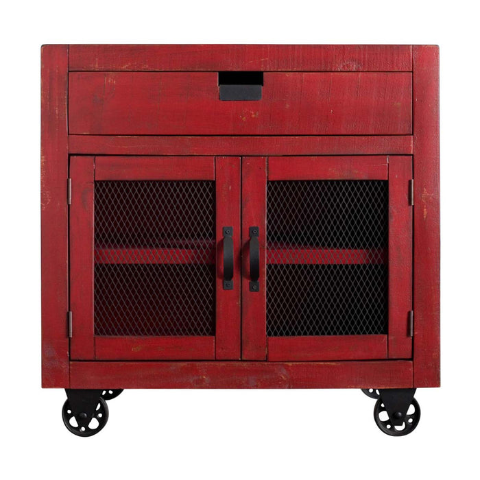 Industrial 2-Door Accent Chest