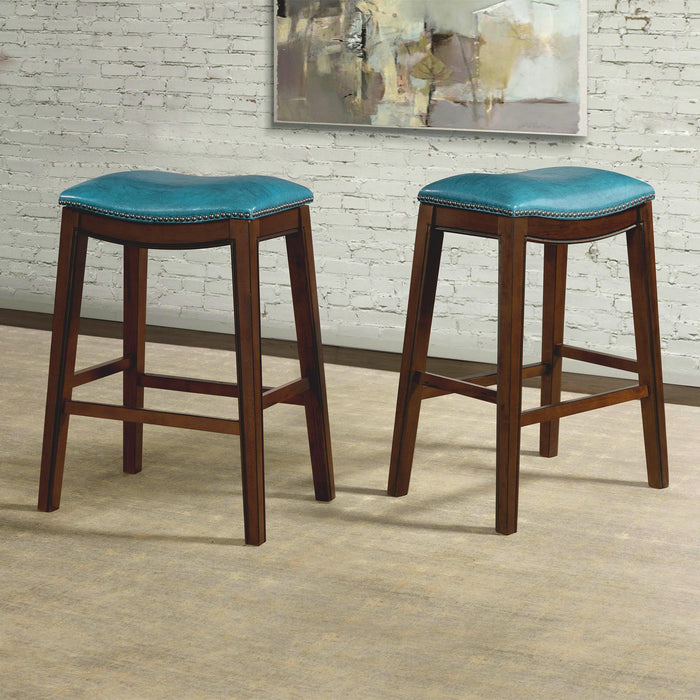 Fiesta 30" Backless Bar Stool in Blue