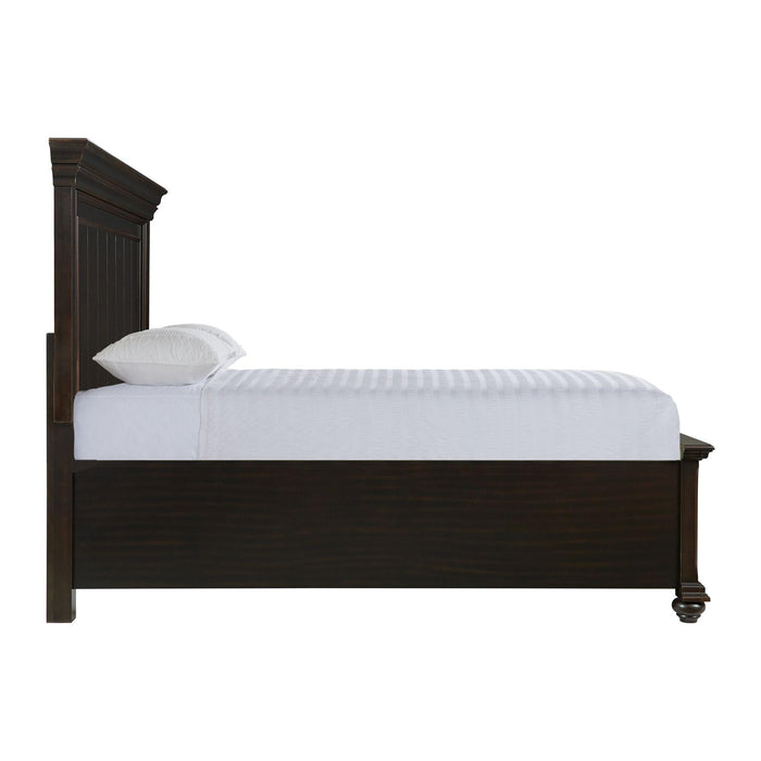 Slater Queen Platform Storage Bed in in Black