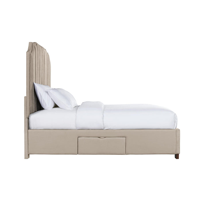 Harper Queen Upholstered Storage Bed - Sweet Furniture (Columbus, Ohio)