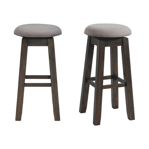 Morrison 30" Swivel Backless Bar Stool Set of 2 image