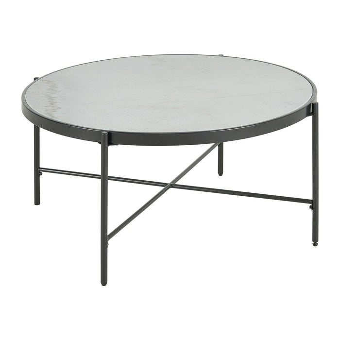 Vienna Round Coffee Table with Marble Top image